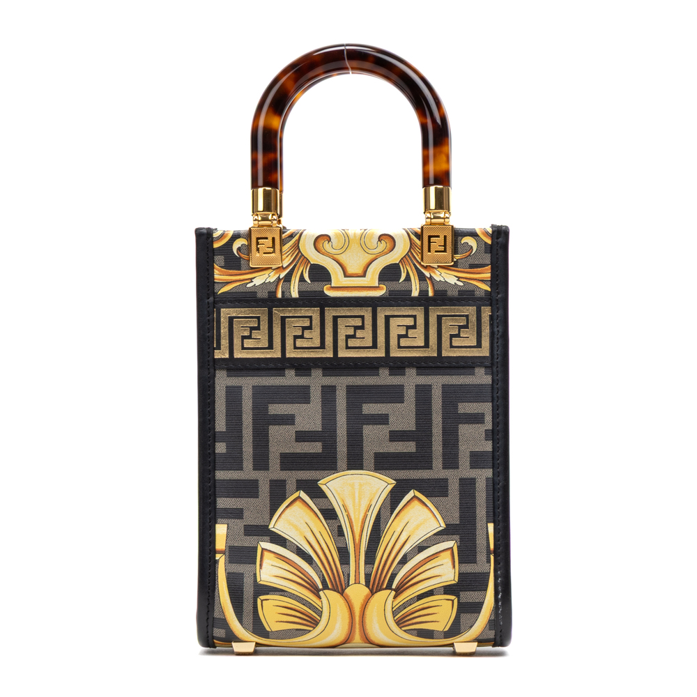 Fendi Versace Fendace Convertible Sunshine Tote Mini - Picture 5 of 9